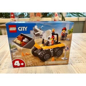 LEGO City 60450 Wheel Loader Building Toy Set 81 Pieces Ages 4+